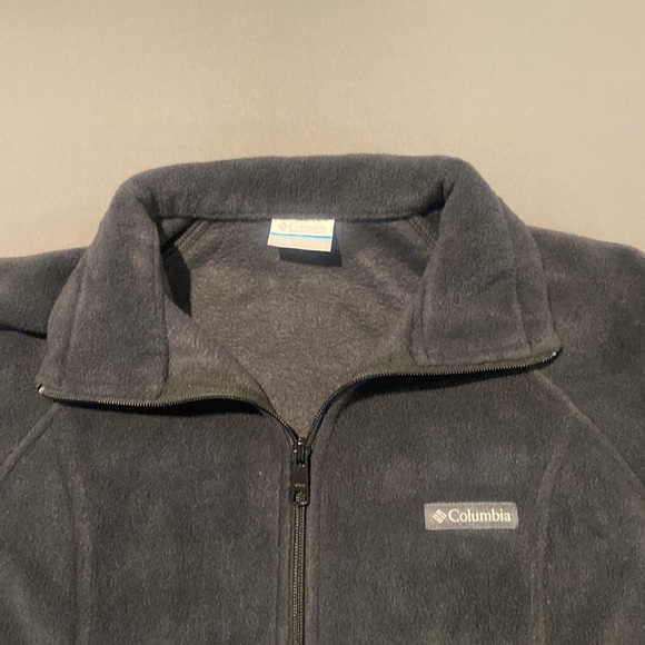 Women’s Large Columbia Full Zip Fleece Jacket - Gray - Picture 2 of 3